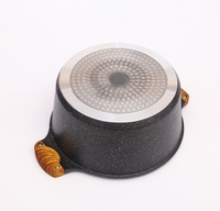 Ensemble de casseroles et poêles antiadhésives en aluminium de haute qualité avec logo personnalisé pour cuisine