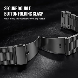 <span class=keywords><strong>Bracelet</strong></span> de montre à trois maillons en acier inoxydable de haute qualité à ajustement rapide pour <span class=keywords><strong>Garmin</strong></span> <span class=keywords><strong>Fenix</strong></span> 7 6 <span class=keywords><strong>5</strong></span> 22 mm, <span class=keywords><strong>bracelet</strong></span> de remplacement de luxe - Product Image 3