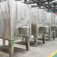 Fermenteur à vin carré de 4000 L, cuve isolée pour une température stable, production de vin de fruits