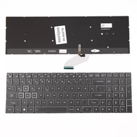 Clavier d'ordinateur portable pour Quanta NLA NLAB NLAS WBM18A73USJ920 AENLAU00010 anglais US noir avec rétro-éclairé nouveau