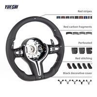 Volant en cuir de qualité supérieure avec surpiqûres personnalisées, poignée antidérapante confortable, amélioration de l'intérieur pour BMW F20 F30 F32 F48 F25 F80 F82