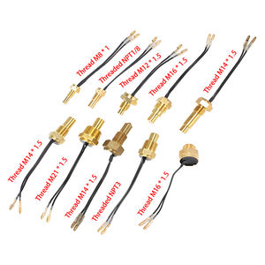 เกจ์วัดอุณหภูมิน้ำแบบ2-in-1หน้าจอแสดงผลสี LCD ดิจิตอล12V/24V สำหรับรถยนต์รถบรรทุกยานพาหนะเครื่องมือ - Product Image 2