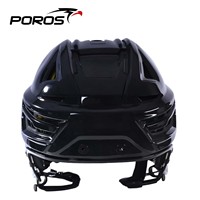 Casque de hockey sur glace POROS - Matériel PC/ABS, ventilation réglable, poids 800g