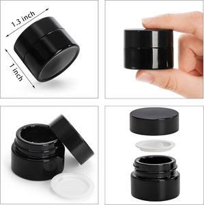 ขวดแก้ว UV ขนาด 5 มล. 7 มล. 9 มล. สำหรับบรรจุน้ำมันเข้มข้น ป้องกันกลิ่นรั่วซึม พร้อมพิมพ์โลโก้  กระปุกครีมขนาดเล็ก - Product Image 3