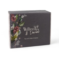 Caja de Cartón Corrugado Plegable con Cierre Personalizada, Impresa con Logotipo, para Bolsas de Café y Empaquetado de Granos de Café