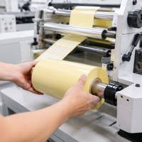 Manufacturer-Wholesale Coated Paper Rolls Laminated Kraft PE-Coated Paper Custom Options Available for Consumer Electronics