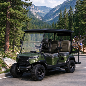 Carrito de Golf Elevado de Litio para 4 Pasajeros, Carro de Transporte Impermeable para Hoteles, Resorts y Turismo - Product Image 1