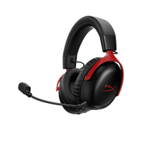 Casque sans fil Hyper X Cloud III S avec suppression du bruit et son surround virtuel - Casque de jeu rouge
