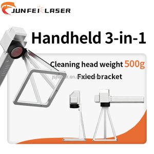 Junfei cầm tay 3-trong-1 sợi Laser đánh dấu làm sạch máy cắt 30W/50W/100W/200W kim loại & đá gỉ loại bỏ ai hỗ trợ - Product Image 5