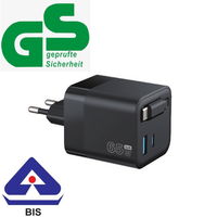 Cargador de Laptop Tommox 65W con Cable Retráctil USB-C, Adaptador Tipo C de Carga Rápida para iPhone 17 y Macbook