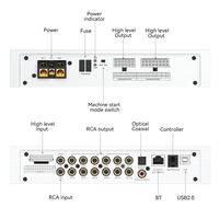 12CH Amplifier Mobil DSP Daya Tinggi yang Dapat Disusun Bertingkat, Input Koaksial Optik, Pabrik OEM, Prosesor Suara Digital Hi-Fi Multi-Saluran untuk Mobil