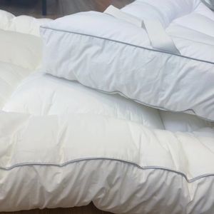 Настраиваемый высококачественный суперматрас, наматрасник толщиной 14 см, Гипоаллергенная хлопковая наматрасница с полым волокном - Product Image 3