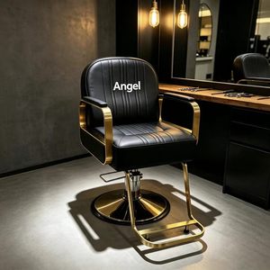 Fauteuil de Barbier de Luxe pour Coiffure et Coupe de Cheveux avec Fonctions de Rotation et de Levage, Mobilier de Salon Personnalisé - Product Image 4