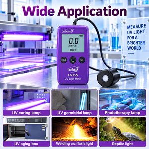Sondeur UV modulaire Linshang LS135 avec sondes UVA, UVB, UVC interchangeables pour les tests d'irradiance - Product Image 4