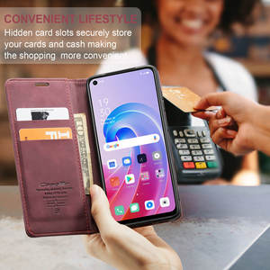 Reno <span class=keywords><strong>8</strong></span> T 9 Pro Plus 7 Lite เคสหนังฝาพับ,เคสกระเป๋าสตางค์ผิวแม่เหล็กสำหรับ <span class=keywords><strong>OPPO</strong></span> Reno <span class=keywords><strong>8</strong></span> 5G ปกหนังสือ Reno8 T 7 <span class=keywords><strong>Z</strong></span> T8 7Z 7A Funda - Product Image 4