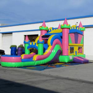 Inflatable công viên giải trí thiết kế mới cô gái Inflatable lâu đài <span class=keywords><strong>bouncy</strong></span> Combo Vua Inflatable Combo trượt với nhảy lâu đài - Product Image 5