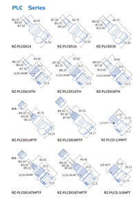 Conexiones Rápidas de Acoplamiento y Desacoplamiento | Conector de Plástico con Rosca Interna para Acoplamiento de Piezas - Product Image 4