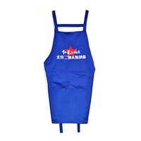 Apron Pembersih Unisex 100% Poliester, Dapat Digunakan Kembali, Cetak Logo Kustom, Apron Kanvas untuk Iklan