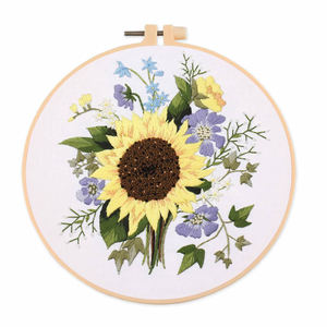 Kit <span class=keywords><strong>de</strong></span> <span class=keywords><strong>Punto</strong></span> <span class=keywords><strong>de</strong></span> <span class=keywords><strong>Cruz</strong></span> con Estampado, Kit <span class=keywords><strong>de</strong></span> Bordado <span class=keywords><strong>para</strong></span> <span class=keywords><strong>Principiantes</strong></span> con Patrón <span class=keywords><strong>de</strong></span> Flores y Plantas, Muestra Gratis - Product Image 5