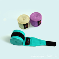 Bandages de boxe en nylon-coton personnalisables en stock pour la protection des mains