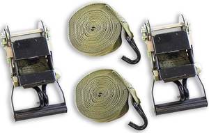 Sangles d'arrimage à cliquet à <span class=keywords><strong>double</strong></span> crochet en J <span class=keywords><strong>de</strong></span> 1,5 pouce à dégagement rapide, capacité 3000 kg, en alliage et polyester, fourniture directe usine - Product Image 2