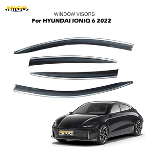 Accessoires de modification automobile pour HYUNDAI IONIQ 6 <span class=keywords><strong>2022</strong></span> Ispeed Déflecteurs de vent Injection PC Ventilation Vitres de porte de voiture Pare-soleil - Product Image 2
