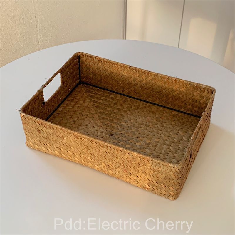 Large size [Retro rattan handbag]