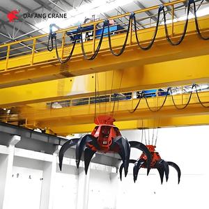 Grúa aérea Qz ampliamente usada, 5 toneladas, 10 toneladas, 16 toneladas, 20 toneladas, grúa <span class=keywords><strong>de</strong></span> puente <span class=keywords><strong>de</strong></span> cubo <span class=keywords><strong>de</strong></span> agarre <span class=keywords><strong>de</strong></span> <span class=keywords><strong>doble</strong></span> haz a la <span class=keywords><strong>venta</strong></span> - Product Image 1