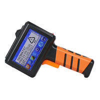 Imprimante à jet d'encre portable Yaomatec 12,7 mm, nouveau modèle, orange, pour l'impression de logos sur boîtes et de codes de lots