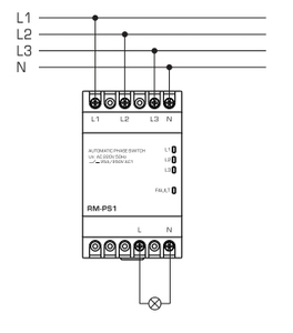 Reletek สวิตช์เลือกเฟสอัตโนมัติ RM-<span class=keywords><strong>PS1</strong></span> AC3 * 220V ปิดผนึกแรงดันไฟฟ้าตัวควบคุมไมโครคอนโทรลเลอร์การตั้งค่าพารามิเตอร์ตาม - Product Image 5
