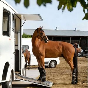 Remorque pour <span class=keywords><strong>chevaux</strong></span> Hyroad Heavy Duty <span class=keywords><strong>de</strong></span> 22 pieds avec frein électrique et manuel, capacité <span class=keywords><strong>de</strong></span> charge <span class=keywords><strong>de</strong></span> 1600 kg, couleur personnalisable - Product Image 6