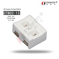 Bloque de Terminales y Conector Cerámico INDIFEN CTB02-13 para Aplicaciones Eléctricas en PCB