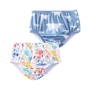 Patrón de dibujos animados Precio barato Traje de baño Tronco Niños <span class=keywords><strong>Piscina</strong></span> Aprendizaje Tela Natación <span class=keywords><strong>Pañal</strong></span> de natación - Product Image 1