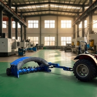 Machine à retourner le compost HINDA-300 80HP, capacité 800-1000m/h, acier Q355, pour engrais organique à base de fumier de poulet