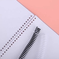 Cahier A4 en plastique spirale bande liant 30 trous cercle anneau livre 30 trous cercle anneau livre feuilles mobiles papier réservation bobine école