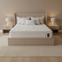 Matelas hybride à ressorts ensachés et mousse à mémoire de forme – Moderne, écologique, gel rafraîchissant, soulagement de la pression, fermeté moyenne, pour chambre et hôpital