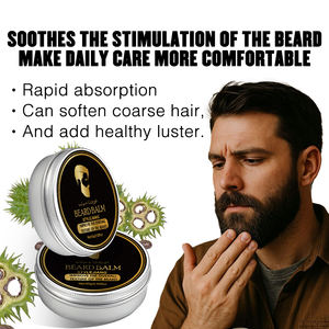 Etiqueta privada Cuidado de la barba Champú Bálsamo Kit Lavado Champú Bálsamo Suero Brillo Crecimiento <span class=keywords><strong>Aceite</strong></span> Hombres Aseo Set para vello <span class=keywords><strong>facial</strong></span> - Product Image 5