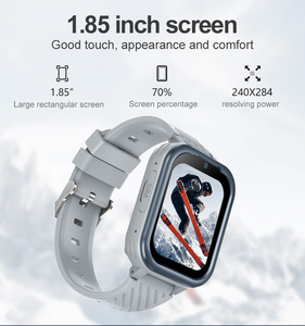 Kunden spezifische Marke D39 Kinder Smart Watch 4G <span class=keywords><strong>Wifi</strong></span> HD-Kamera Große 1,85 Zoll quadratische Form Lange Standby-Zeit Wasserdicht IP67 für Kinder - Product Image 4