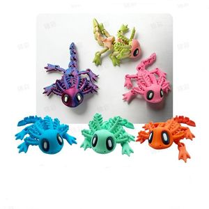 Figuras de Salamandra Impresas en 3D, Lindas y Creativas, Modelos Articulados de Animales para Adornos - Product Image 3
