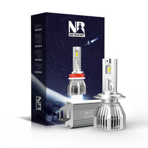 Pour <span class=keywords><strong>VW</strong></span> Passat B7 Accessoires d'éclairage automobile Ampoule de phare LED H7 H11 H13 55W 6000LM 6500K Éclairage Focus Ventilateur Dissipation de chaleur - Product Image 6