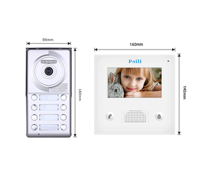 Bán buôn 4.3 ''lcd trong nhà <span class=keywords><strong>intercom</strong></span> Monitor 2 dây không thấm nước chuông cửa hệ thống điện thoại thông minh chuông cửa - Product Image 6