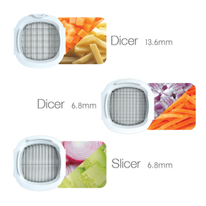 Fábrica más reciente de acero inoxidable Simple verde de mano Chopper Ensaladera Utensilios de cocina Manual Cortador de patatas - Product Image 6