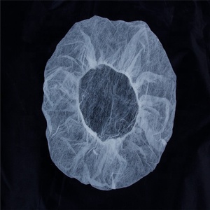 Nhà máy cung cấp dùng một lần 35g PP + PE trắng cap không dệt bouffant cap Head Cover - Product Image 5