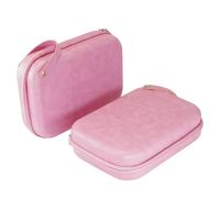 Trousse de Maquillage Portable Étanche en EVA avec Fermeture Éclair, Organisateur de Voyage pour Cosmétiques, Pinceaux de Maquillage, Articles de Toilette et Bijoux