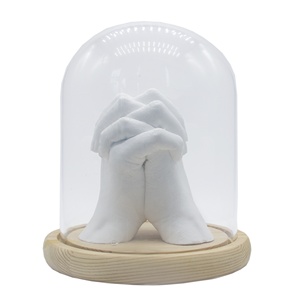 Conjunto de piezas de fundición de yeso para recuerdo de manos, <span class=keywords><strong>Kit</strong></span> de artesanía de mano para parejas, adultos y niños, boda, amigos, Ann - Product Image 4
