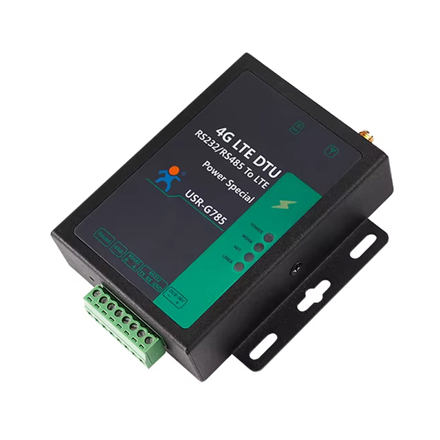 USRIOT USR-G785-E Industrial Serial to 2G/3G/4G LTE Modem with Serial Ports RS232/RS485 and Wireless Network