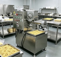 Machine industrielle à pâtes en acier inoxydable, extrudeuse commerciale de spaghetti et de macaroni pour la production en usine alimentaire