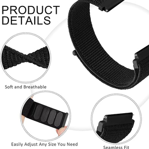 <span class=keywords><strong>Correa</strong></span> de nailon de 20mm y 22mm para <span class=keywords><strong>Galaxy</strong></span> <span class=keywords><strong>Watch</strong></span> 7/FE/6/5/pro/<span class=keywords><strong>4</strong></span>/Classic/Active 2, <span class=keywords><strong>Correa</strong></span> para Huawei <span class=keywords><strong>Watch</strong></span> GT6/5/<span class=keywords><strong>4</strong></span>/3 Pro de <span class=keywords><strong>46mm</strong></span> - Product Image 4