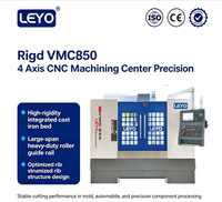 Centre d'usinage CNC LEYO VMC850 3/5 axes, machine de fraisage CNC industrielle VMC pour métaux avec système de commande Fanuc Mitsubishi