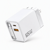 Chargeur mural double port USB-C USB-A, adaptateur de charge rapide OTP/OVP 20W, technologie GaN pour smartphones, tablettes, ordinateurs portables, voyage, maison